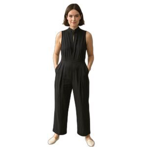Rachel Antonoff Black Jumpsuit Overalls  Women's Size 10